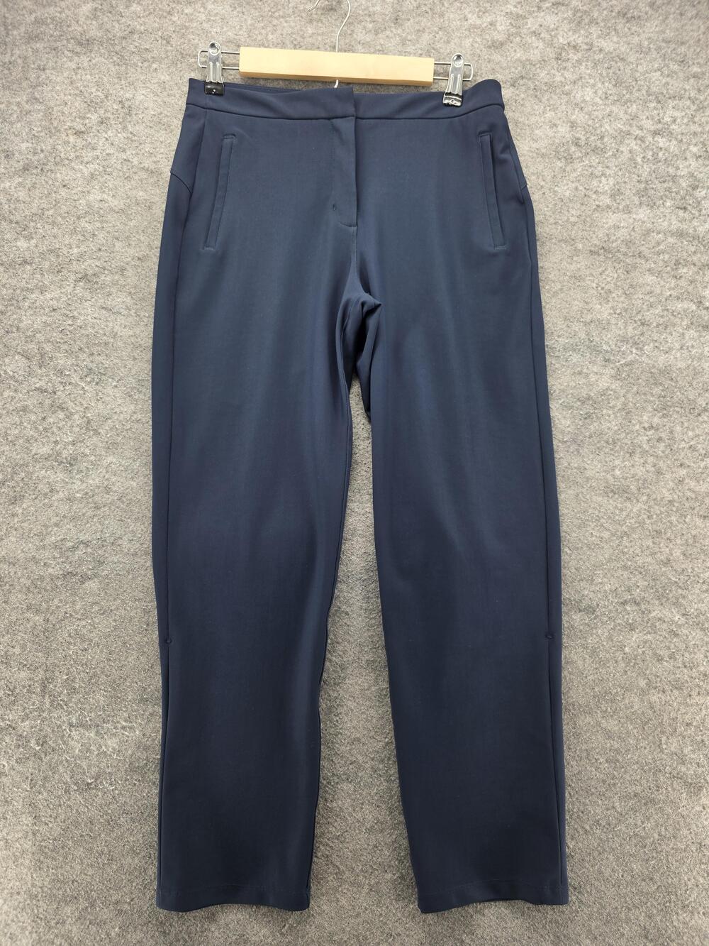 Lululemon Pants Womens 6 Navy Blue On The Fly Slim Fit Stretch Lycra Athletic